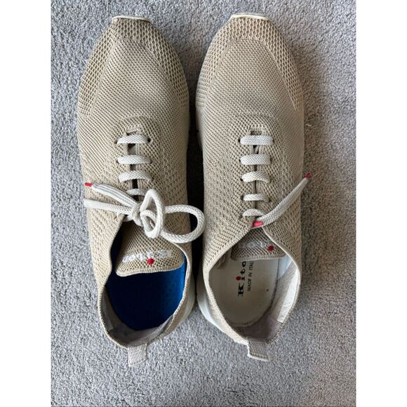 Kiton Men’s FITS - SNEAKERS knit COTTON, beige, Sz 11, $995 - Picture 5 of 12